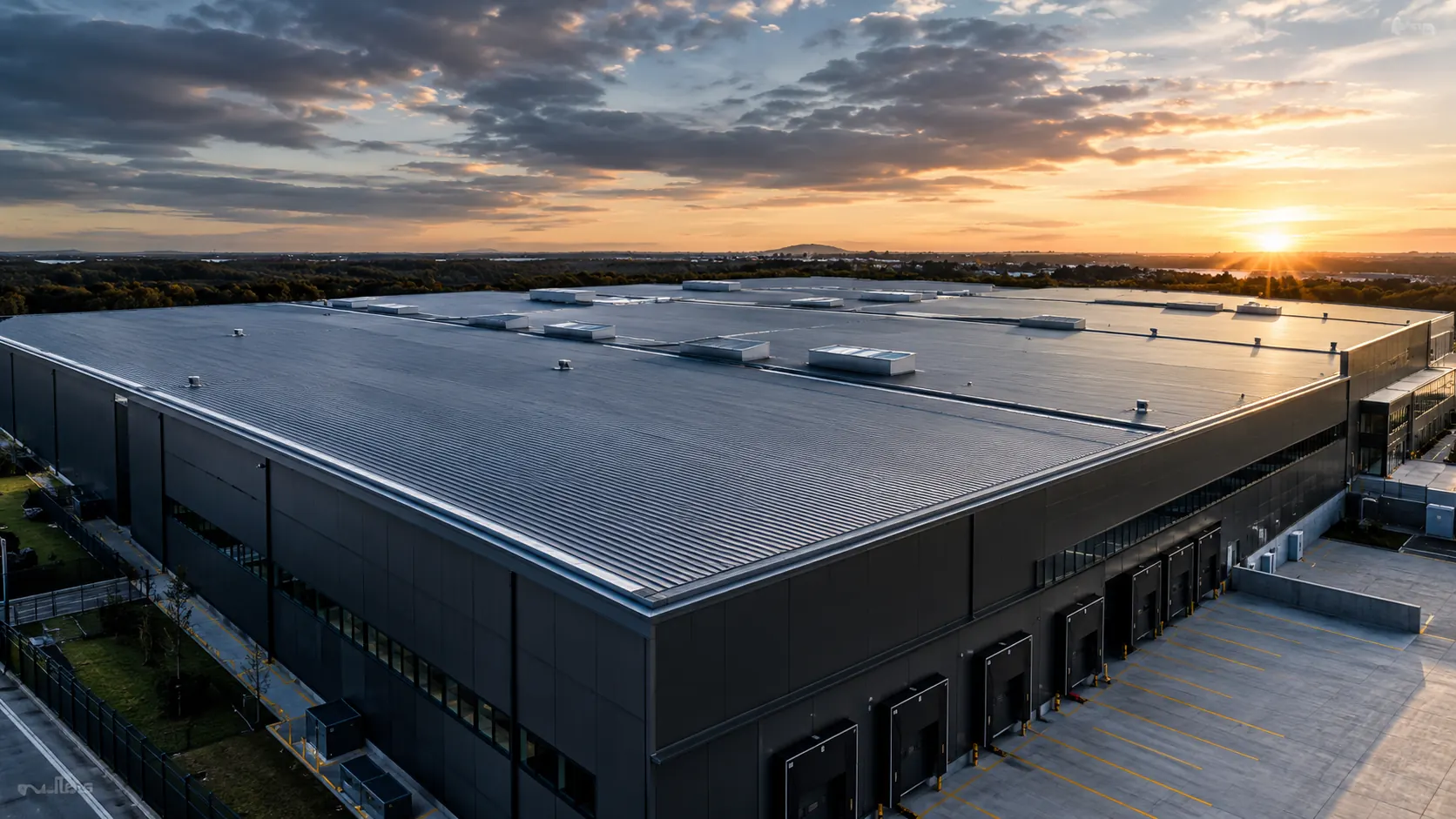 Industrial roofing warehouse